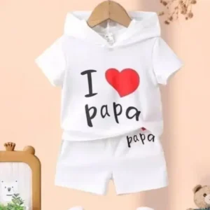 I LOVE PAPA -WHITE-HAF-666